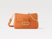 Louis Vuitton Dauphine Soft Bag Orange 24x17x9cm - 1