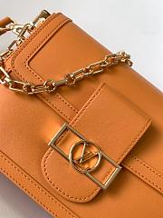 Louis Vuitton Dauphine Soft Bag Orange 24x17x9cm - 5