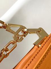 Louis Vuitton Dauphine Soft Bag Orange 24x17x9cm - 4