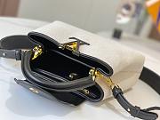 Louis Vuitton Canvas Taurillon Capucines MM Black 27x21x10cm - 6