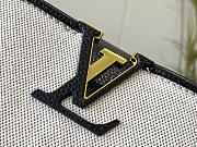 Louis Vuitton Canvas Taurillon Capucines MM Black 27x21x10cm - 5