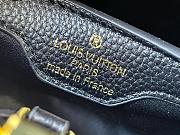 Louis Vuitton Canvas Taurillon Capucines MM Black 27x21x10cm - 2