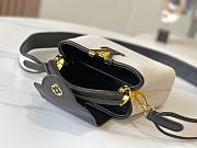 Louis Vuitton Canvas Taurillon Capucines MM Black Small 21x14x8cm - 6