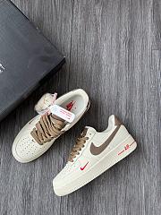 Nike Jordan Air Force 1 Low Premium White Brown - 1