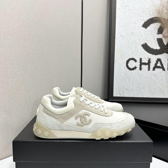 CHANEL Trainers in Mixed Fibers, Suede Calfskin & Calfskin oo1 - 1