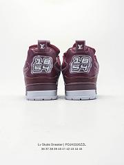 Louis Vuitton LV Skate Sneaker Bordeaux Red - 4