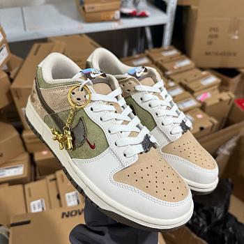 Snickers Dunk Lowe Nike Basketball Pegasus Pack - Linen Phantom