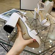GucciMarmont leather sandals White Leather 10cm heel - 3