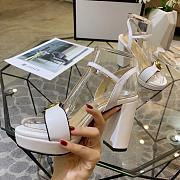 GucciMarmont leather sandals White Leather 10cm heel - 4