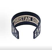 Christian Dior Oblique Headband Blue - 4