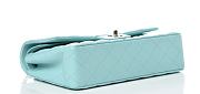 Chanel Caviar Quilted Medium Double Flap Light Blue 25cm - 6