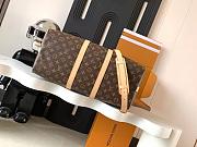 Louis Vuitton Keepall Bandouliere Monogram 45 Canvas Travel Bag 45x27x20 - 5