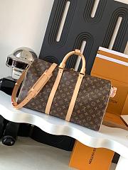 Louis Vuitton Keepall Bandouliere Monogram 45 Canvas Travel Bag 45x27x20 - 6