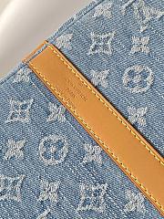 Louis Vuitton Keepall Bandouliere 45 Sky Blue Denim 45x27x20cm - 3