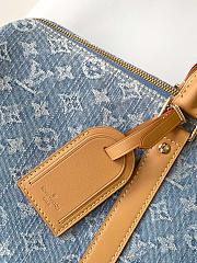 Louis Vuitton Keepall Bandouliere 45 Sky Blue Denim 45x27x20cm - 2