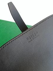 Goyard Black Goyardine Canvas & Clamecy Cowhide Double Travel Watch Case Silver Hardware - 4