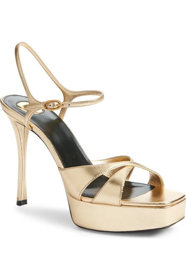 YSL gold platforms - 1
