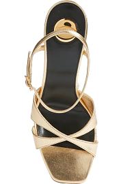 YSL gold platforms - 2
