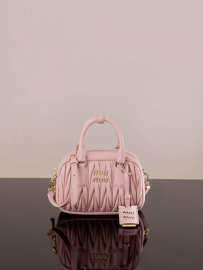 Miumiu Arcadie Matelassé nappa leather bag 19x13x6 - 1