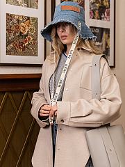 Loewe denim panama with Loewe embossed leather patch - 5
