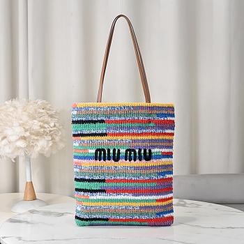 Miumiu Crocheted tote bag 32x41cm