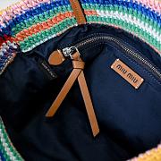 Miumiu Crocheted tote bag 32x41cm - 5