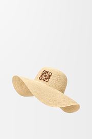Sun hat in raffia and calfskin - 4