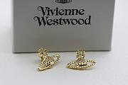 Mini Bas Relief Earrings - Gold - 1