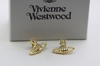 Mini Bas Relief Earrings - Gold