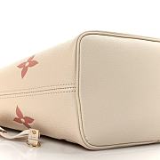 Louis Vuitton Empreinte Monogram Giant Neverfull MM Creme Rose Trianon 32cm - 4