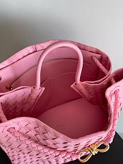 Bottega Veneta Medium Andiamo Bag Pink 45cm - 3