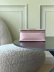 Chanel Boy Medium - Caviar 25CM Quilted Pink Gold Hardware Series 25 - 6