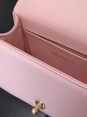 Chanel Boy Medium - Caviar 25CM Quilted Pink Gold Hardware Series 25 - 5