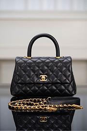 Chanel Coco Handle Flap Quilted Black small 24cm - 1
