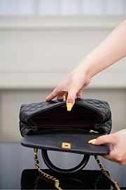 Chanel Coco Handle Flap Quilted Black small 24cm - 6