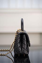 Chanel Coco Handle Flap Quilted Black small 24cm - 4