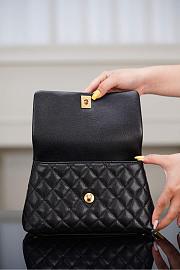 Chanel Coco Handle Flap Quilted Black small 24cm - 2