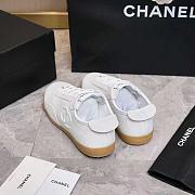 Chanel White calfskin sneakers - 6