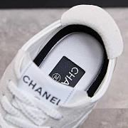 Chanel White calfskin sneakers - 5