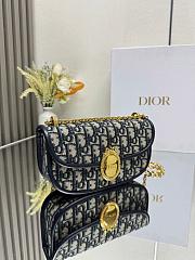 Dior Médaillon Small Flap Bag with Chain  21x12x5.5 - 6